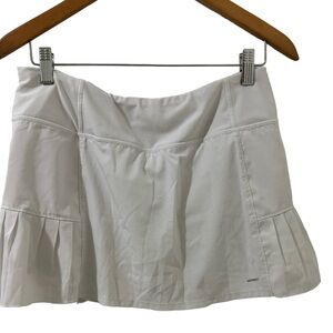 Mondetta white tennis skirt 12” with short